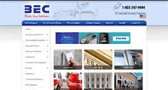 Desktop Screenshot of becplasticcard.com